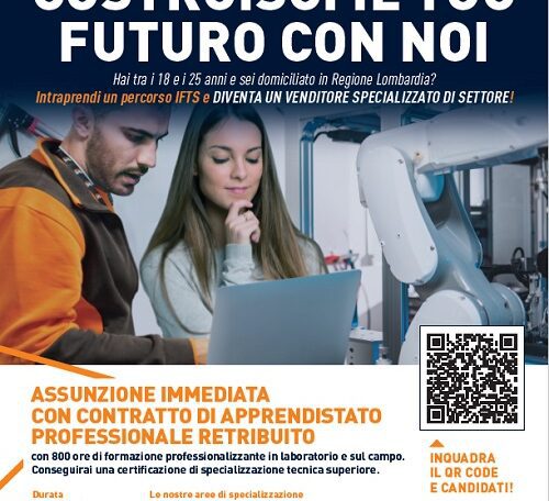 Corso IFTS in apprendistato per tecnico di vendita da Tecnomat